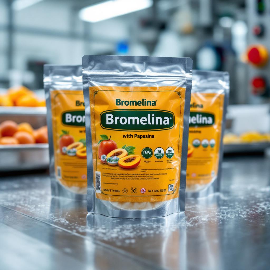 Bromelina con Papaina