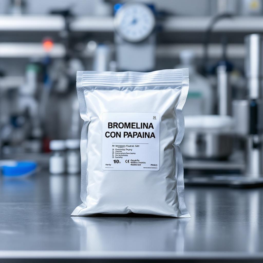 Bromelina con Papaina
