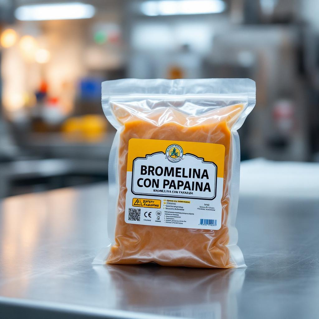 Bromelina con Papaina