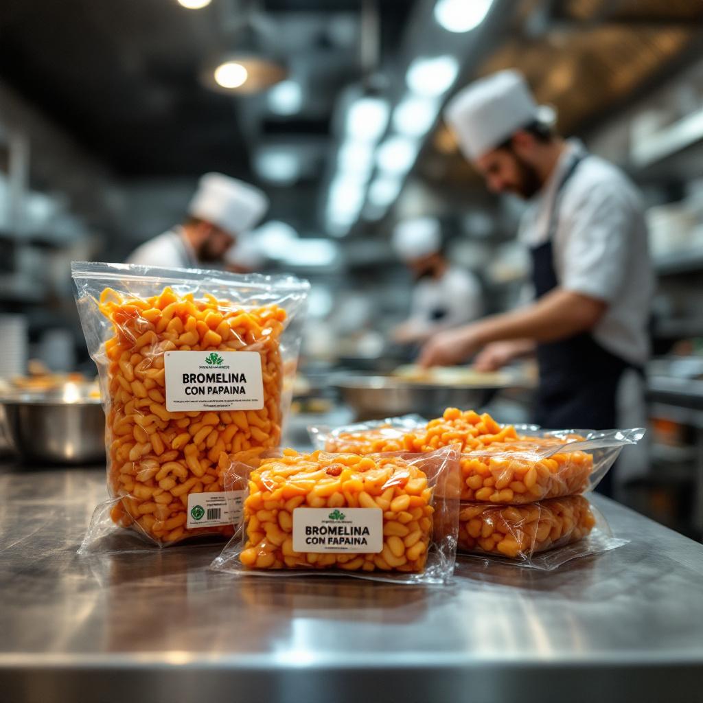 Bromelina con Papaina